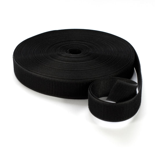 Klettband Selbstklebend Schwarz